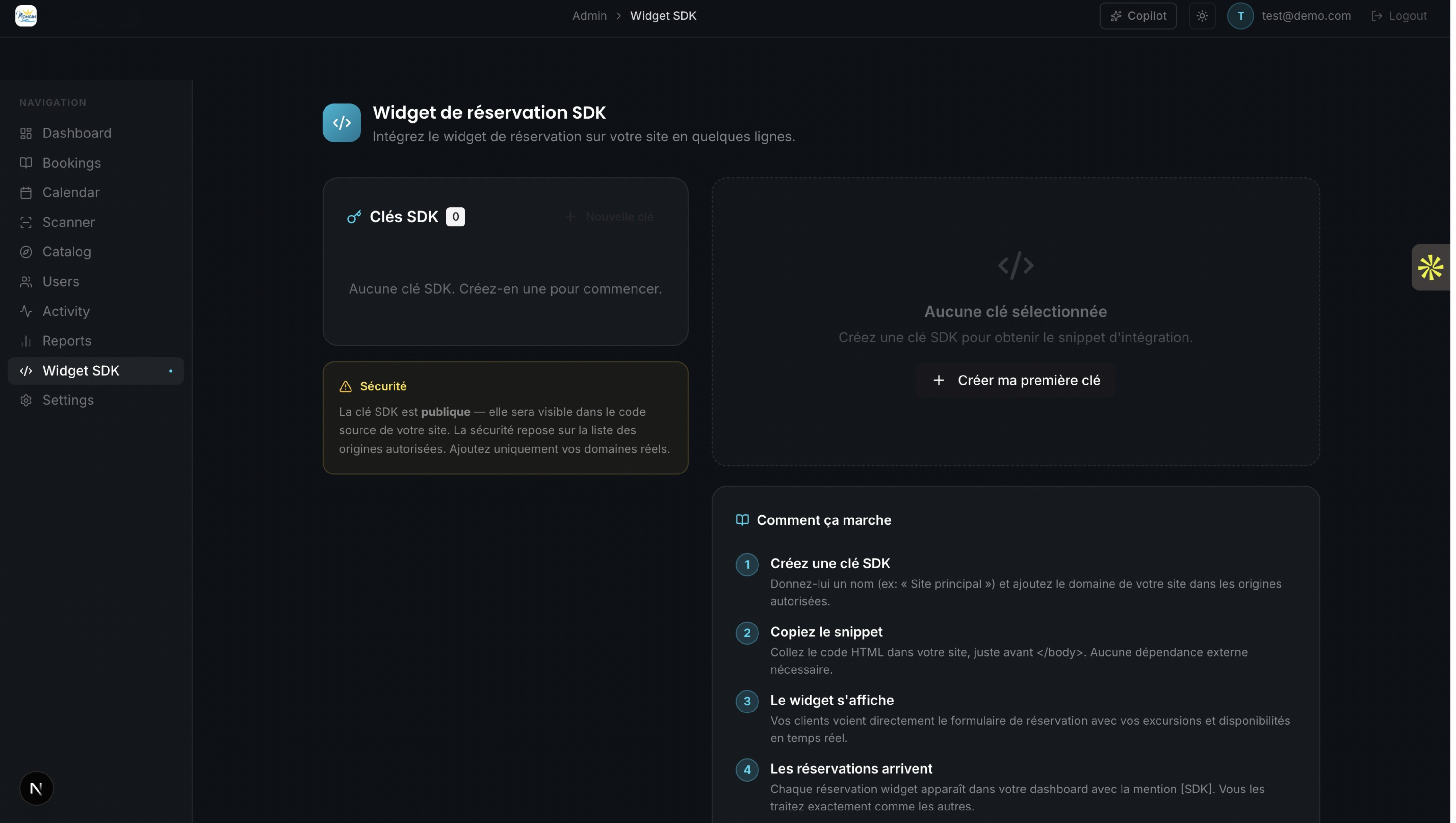 Trottflow SDK — embed in any website